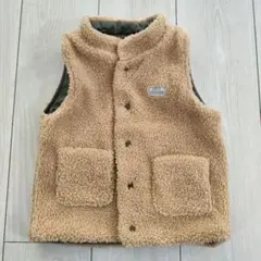 CORNHOUSE リバーシブル ボア キルティングベスト 100cm