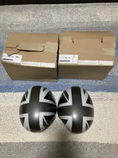 ほぼ未使用] MINI 純正 ミラーカバー ユニオンジャック ブラック 