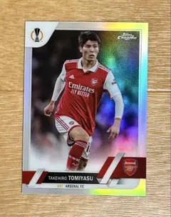 Topps Chrome Soccer 冨安健洋 Refractorカード