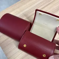Cartier 赤 レザー アクセサリーケースのサムネイル