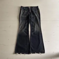 00's vintage デザイン フレアデニム アーカイブ y2k グランジ - メルカリ