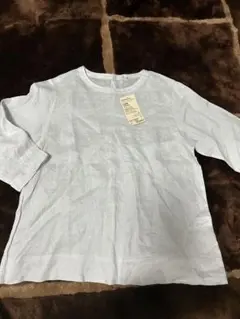 【無印良品】レディース　ブラウス　リネンシャツ　麻100% 薄いグレー