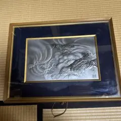 銅板 龍 レリーフ 鍛金 打ち出し 美術工芸品 縁起物 - メルカリ