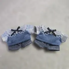 いつぬい　あんスタ　縫い服４点セット　コーデュロイ×水色No.1707