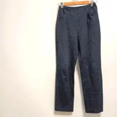 ダークグレー スリムフィットパンツ 前面ポケット付き　Mサイズ