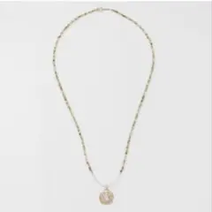 agete アガット　34周年　四季　夏　K5マルチストーンネックレス