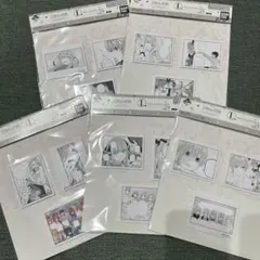 一番くじ　五等分の花嫁　ステーショナリーセット 付箋セット 5種