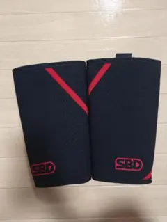 SBD パワーリフティングニースリーブ XSサイズ ブラック/レッド IPF