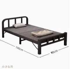 折りたたみベッド シングル マット付き リクライニング コンパクト収納 組立不要のサムネイル
