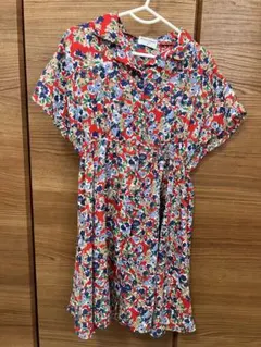 ライトオン花柄 半袖ワンピースのサムネイル