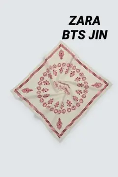 ZARA】 ○#グラフィック幾何学模様バンダナ○BTS JIN - メルカリ