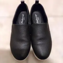 Padourouge スリッポン ブラック 24.0cm