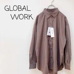 セール♪【新品タグ付き!!】GLOBALWORK シャツ チェック シンプル