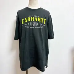 CARHARTT カーハート　海外古着　グレー プリント Tシャツ