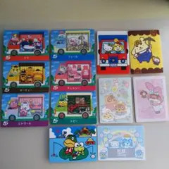どうぶつの森　どう森　あつ森　amiibo　サンリオカード　全6枚+シール付き