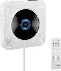 新品 Bluetooth壁掛け式CDプレーヤー ピンク