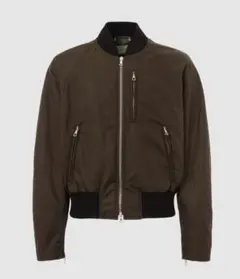 Dries Van Noten ファー付きフーデッドミリタリーブルゾン Dries Van Noten ファー付きフーデッドミリタリーブルゾン