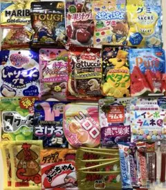 ☆新品☆お菓子 詰め合わせ グミ ラムネ 駄菓子 おつまみ キャンディ ②のサムネイル