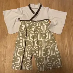 semon PATTERN HAKAMA ROMPERS ベビー袴 - メルカリ