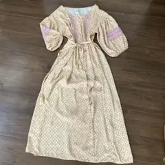 mystic 刺繍入りロングワンピース