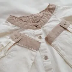 新品　SM2☆キナリ／クレリックギャザーブラウス