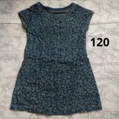 UNIQLO 花柄 半袖ワンピース 120