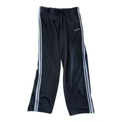 【美品】CONVERSE ジャージ パンツ 4L ブラック サイドライン メンズ