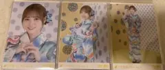 乃木坂46 田村真佑 生写真 2022.July-Ⅱ 浴衣 3種コンプ