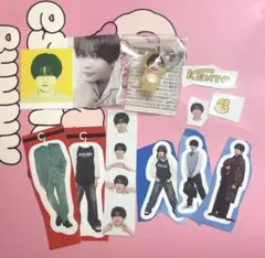 なにわ男子　長尾謙杜セット　めじるしチャーム　カレンダー　シール　ステッカー