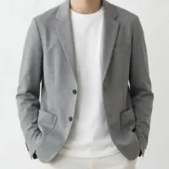 【極美品】UNIQLO コンフォートジャケットM ストレッチ ジャージ