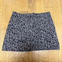 ヒョウ柄 ミニスカート