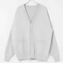 URBAN RESEARCH グレー Vネック カーディガン L