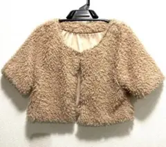 ru ボアジャケット　ボアカーディガン　150cm(158cm) ショート