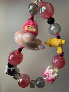 キーホルダー ストラップ カラビナ付き⑰