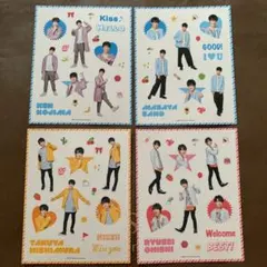 関西ジャニーズJr. 2019春松竹シール　西村拓哉　大西流星　佐野昌哉　小島健