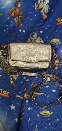 Victoria's Secretゴールドショルダーバッグ