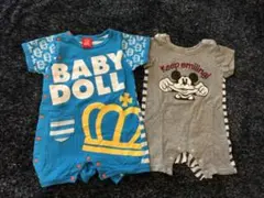 【Disney×baby doll】ロンパース 70♡２着セット✨