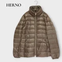 HERNO ヘルノ ダウンジャケットスタンドカラー 大きいサイズ 44 軽量のサムネイル