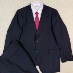 CHRISTIAN ORANI BE5 ネイビー ストライプ スーツ
