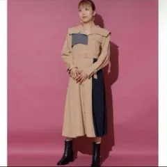 レディアゼル　トレンチロングスリーブワンピース