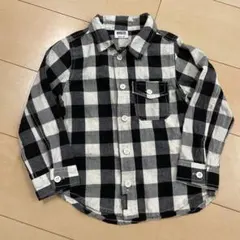 キッズ BREEZE チェック柄 長袖シャツ 110サイズ
