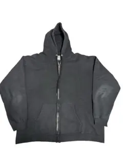 激レア 80s Hanes 無地 ジップ パーカー USA製 L 黒 ブラック USA製 80s~90s Hanes Plain Sweat Hoodie 黒 L ヘインズ 無地 プル