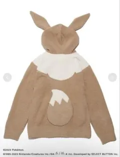 【ポケモンスリープ】【メンズ】ベビモコ イーブイ パーカ＆ハーフパンツセット