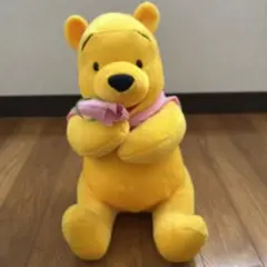 くまのプーさん ぬいぐるみ 花付き