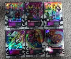 仮面ライダーガッチャード　ライドケミートレカ　レジェンドライダー系6種
