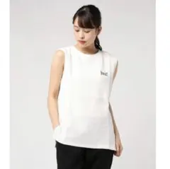 エバーラスト カットソー  タンクトップ　ノースリーブ　白　韓国風　人気　新品