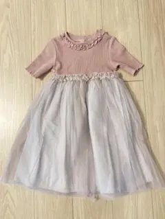 après les cours ピンク 半袖 ワンピース 120cm