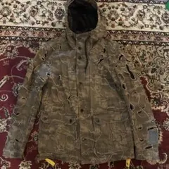 00s archive DIESEL ダメージ加工 迷彩 ミリタリージャケット