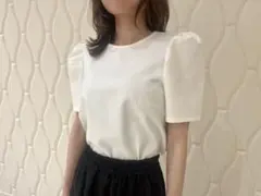 ☆mid アベニールエトワール ショルダータックポンチカットソー Sサイズ☆のサムネイル