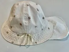 4/16まで限定販売【APPIA】花柄ベビー帽子 50cm